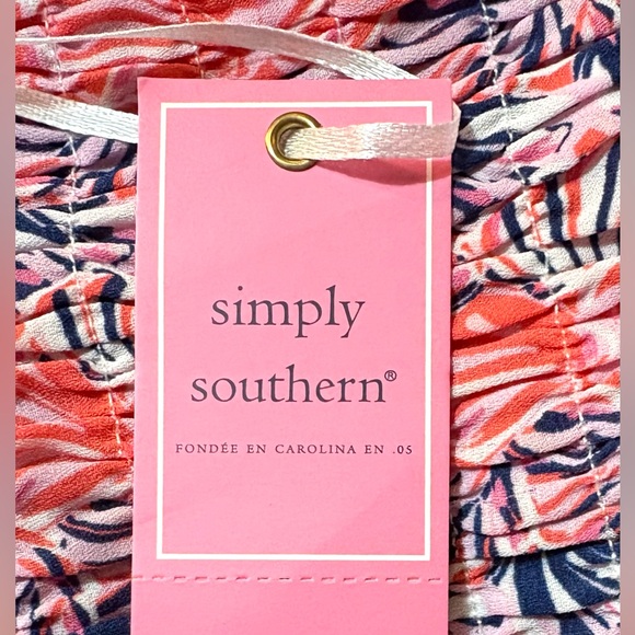 NWT, Simply Southern Seashell Smocked Dress, Size Small - Picture 10 of 12